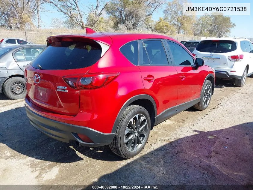 2016 Mazda Cx-5 Grand Touring VIN: JM3KE4DY6G0721538 Lot: 40592000