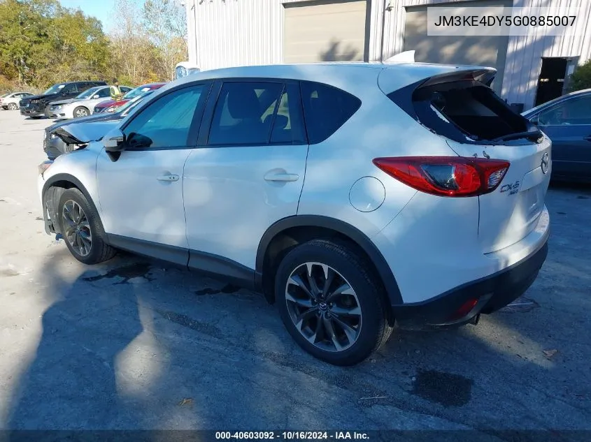 2016 Mazda Cx-5 Grand Touring VIN: JM3KE4DY5G0885007 Lot: 40603092