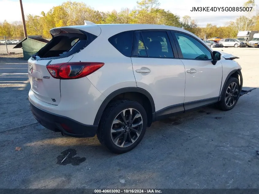 2016 Mazda Cx-5 Grand Touring VIN: JM3KE4DY5G0885007 Lot: 40603092