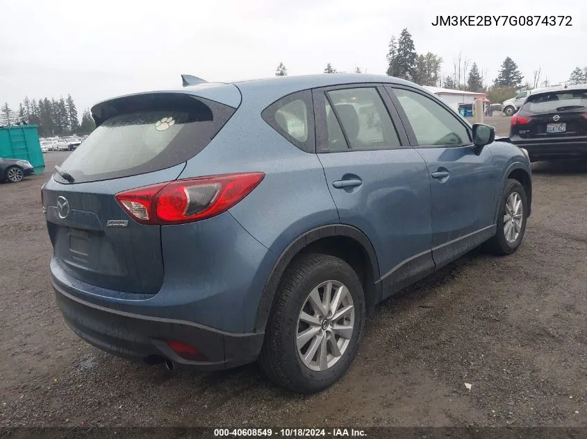 2016 Mazda Cx-5 Sport VIN: JM3KE2BY7G0874372 Lot: 40608549