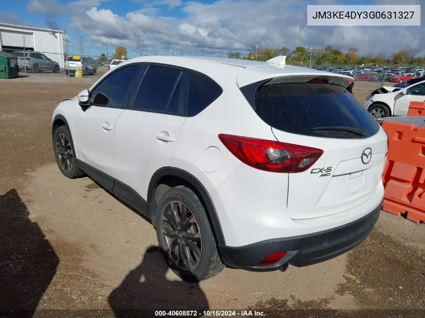 2016 Mazda Cx-5 Grand Touring VIN: JM3KE4DY3G0631327 Lot: 40608572