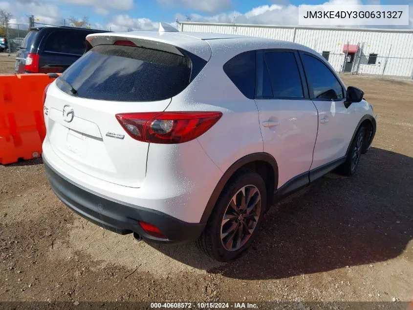 2016 Mazda Cx-5 Grand Touring VIN: JM3KE4DY3G0631327 Lot: 40608572