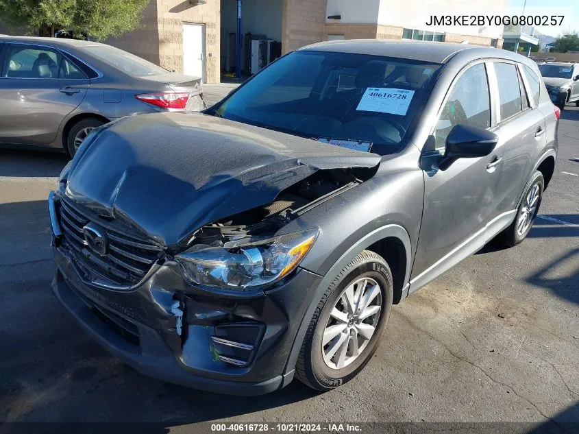 2016 Mazda Cx-5 Sport VIN: JM3KE2BY0G0800257 Lot: 40616728