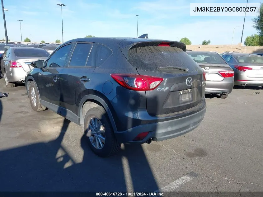 2016 Mazda Cx-5 Sport VIN: JM3KE2BY0G0800257 Lot: 40616728