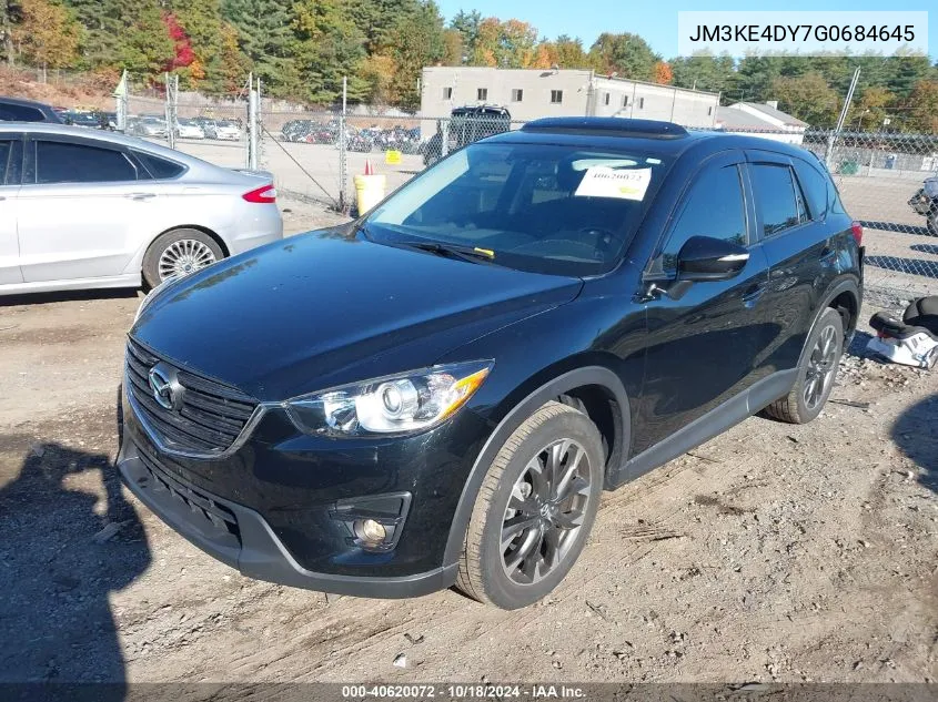 2016 Mazda Cx-5 Grand Touring VIN: JM3KE4DY7G0684645 Lot: 40620072