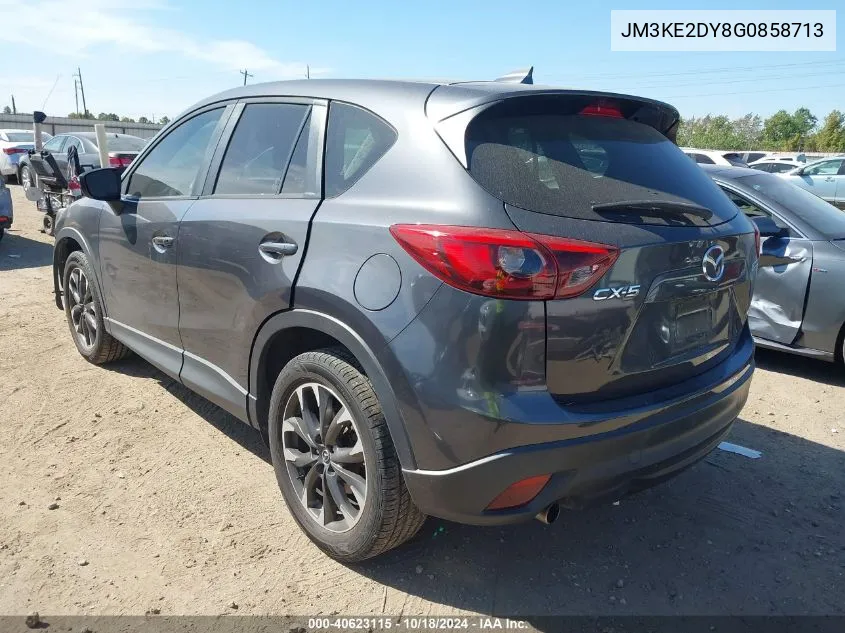 2016 Mazda Cx-5 Grand Touring VIN: JM3KE2DY8G0858713 Lot: 40623115