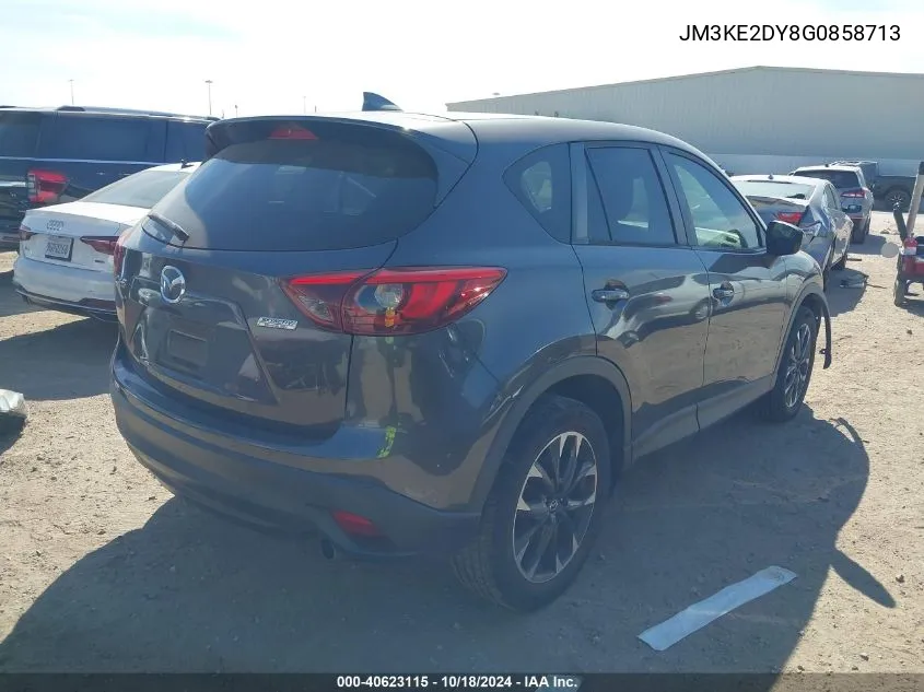 2016 Mazda Cx-5 Grand Touring VIN: JM3KE2DY8G0858713 Lot: 40623115