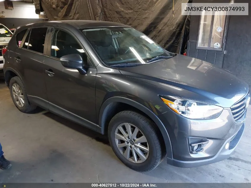 2016 Mazda Cx-5 Touring VIN: JM3KE4CY3G0874993 Lot: 40627512