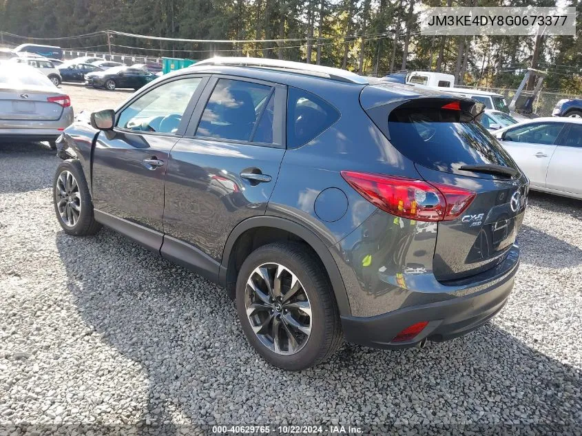 2016 Mazda Cx-5 Grand Touring VIN: JM3KE4DY8G0673377 Lot: 40629765