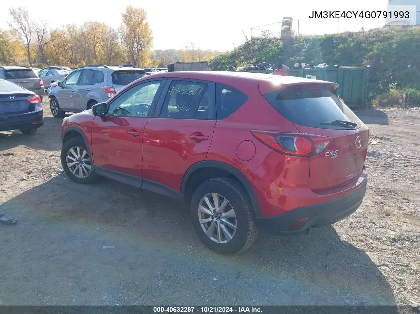 2016 Mazda Cx-5 Touring VIN: JM3KE4CY4G0791993 Lot: 40632287