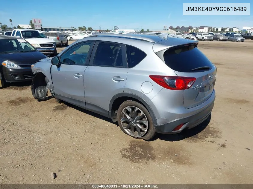 2016 Mazda Cx-5 Grand Touring VIN: JM3KE4DY9G0616489 Lot: 40640931