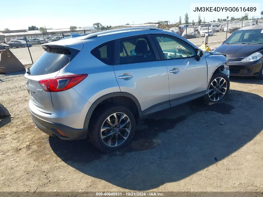 2016 Mazda Cx-5 Grand Touring VIN: JM3KE4DY9G0616489 Lot: 40640931