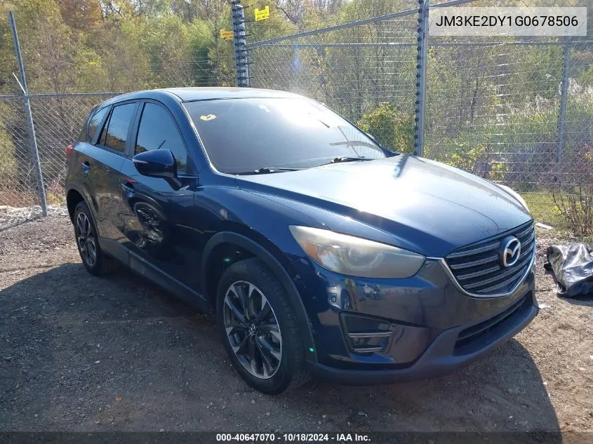 2016 Mazda Cx-5 Grand Touring VIN: JM3KE2DY1G0678506 Lot: 40647070