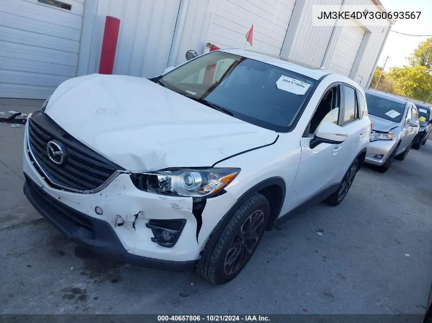 2016 Mazda Cx-5 Grand Touring VIN: JM3KE4DY3G0693567 Lot: 40657806