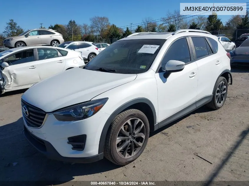 2016 Mazda Cx-5 Gt VIN: JM3KE4DY2G0705899 Lot: 40657840