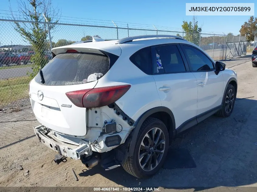 2016 Mazda Cx-5 Gt VIN: JM3KE4DY2G0705899 Lot: 40657840