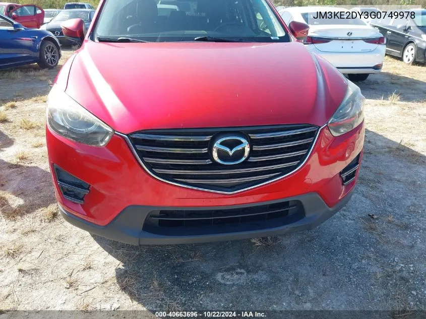 2016 Mazda Cx-5 Grand Touring VIN: JM3KE2DY3G0749978 Lot: 40663696