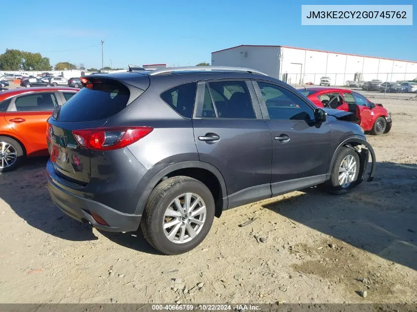 2016 Mazda Cx-5 Touring VIN: JM3KE2CY2G0745762 Lot: 40666759