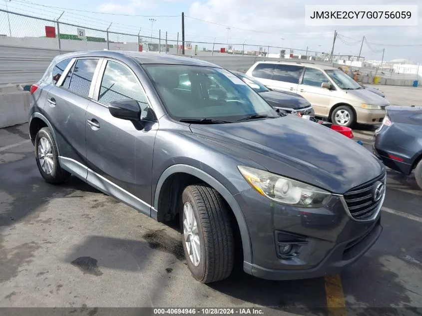 2016 Mazda Cx-5 Touring VIN: JM3KE2CY7G0756059 Lot: 40694946