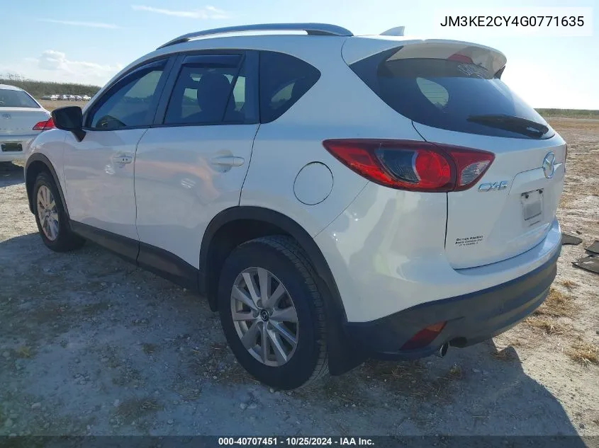 2016 Mazda Cx-5 Touring VIN: JM3KE2CY4G0771635 Lot: 40707451