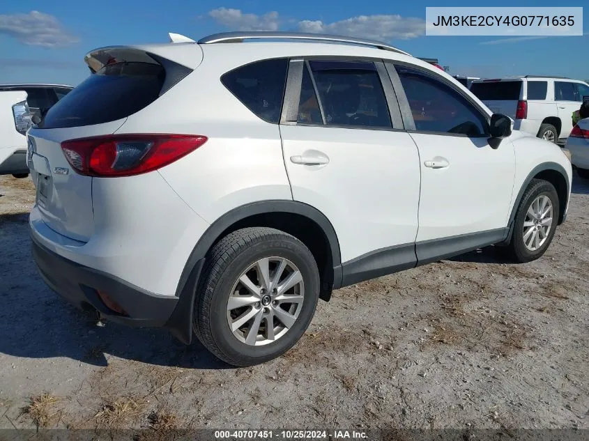 2016 Mazda Cx-5 Touring VIN: JM3KE2CY4G0771635 Lot: 40707451