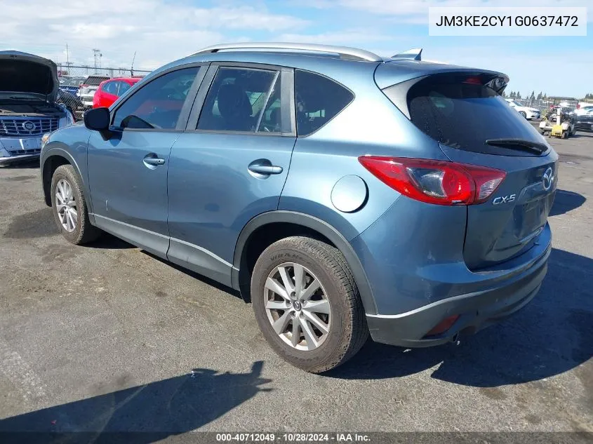 2016 Mazda Cx-5 Touring VIN: JM3KE2CY1G0637472 Lot: 40712049