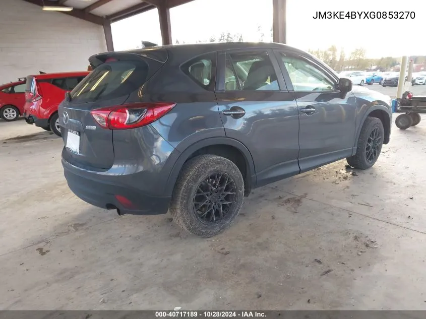 2016 Mazda Cx-5 Sport VIN: JM3KE4BYXG0853270 Lot: 40717189