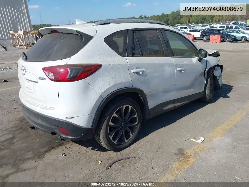 2016 Mazda Cx-5 Grand Touring VIN: JM3KE2DY4G0808679 Lot: 40723272