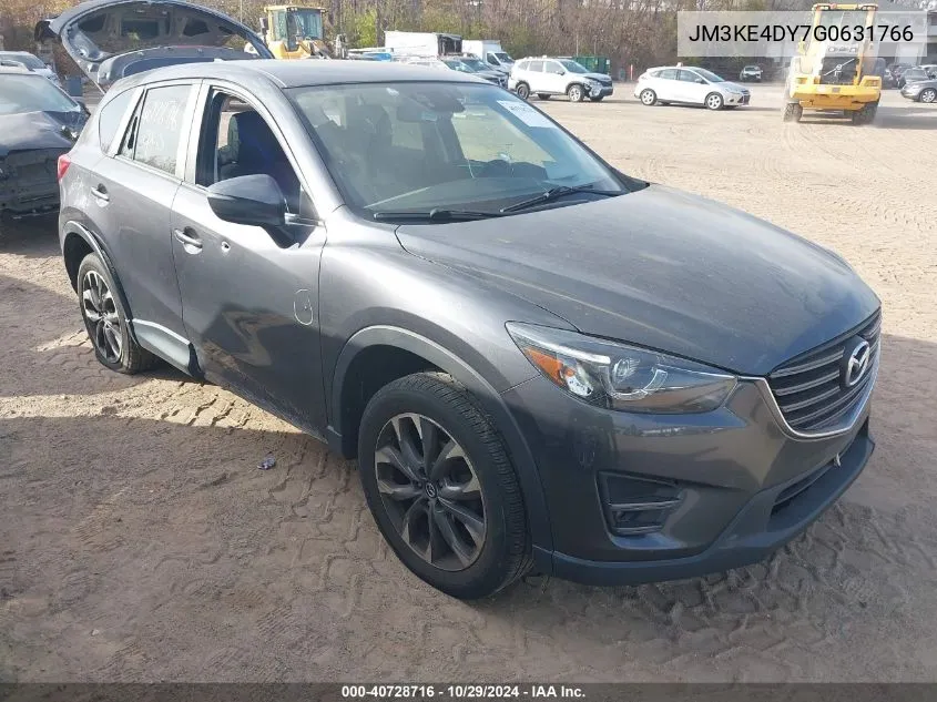 2016 Mazda Cx-5 Grand Touring VIN: JM3KE4DY7G0631766 Lot: 40728716