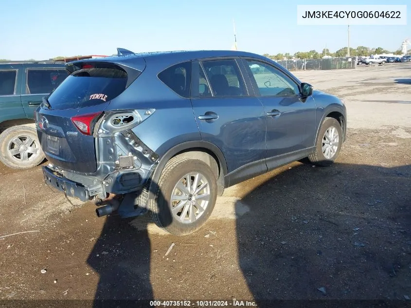 2016 Mazda Cx-5 Touring VIN: JM3KE4CY0G0604622 Lot: 40735152