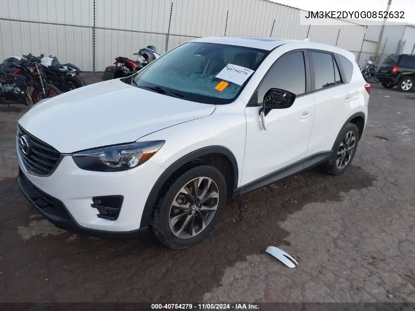 2016 Mazda Cx-5 Grand Touring VIN: JM3KE2DY0G0852632 Lot: 40754279