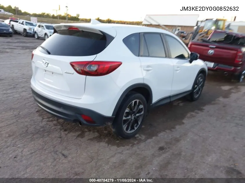 2016 Mazda Cx-5 Grand Touring VIN: JM3KE2DY0G0852632 Lot: 40754279