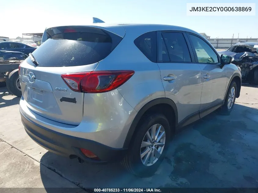 2016 Mazda Cx-5 Touring VIN: JM3KE2CY0G0638869 Lot: 40785233