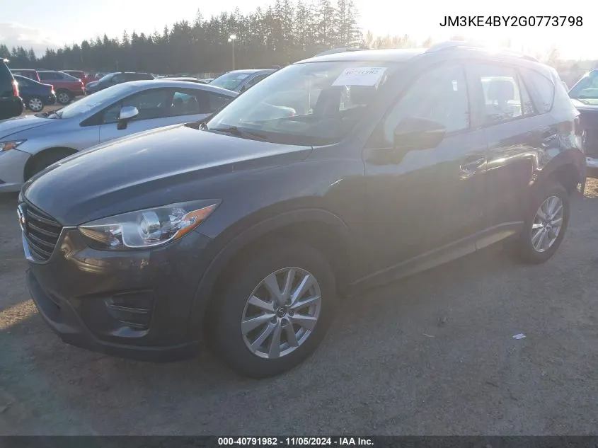 2016 Mazda Cx-5 Sport VIN: JM3KE4BY2G0773798 Lot: 40791982