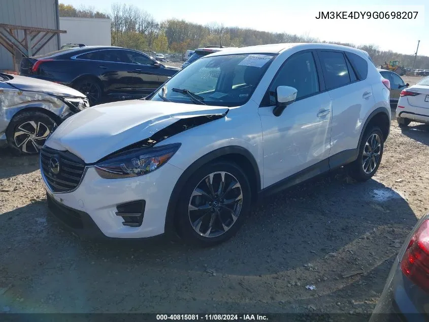 2016 Mazda Cx-5 Grand Touring VIN: JM3KE4DY9G0698207 Lot: 40815081