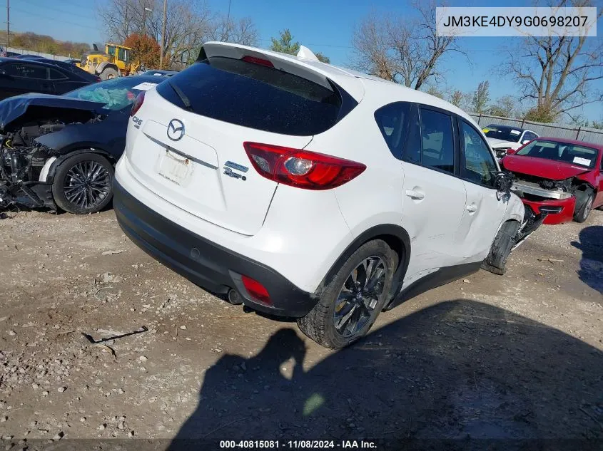 2016 Mazda Cx-5 Grand Touring VIN: JM3KE4DY9G0698207 Lot: 40815081