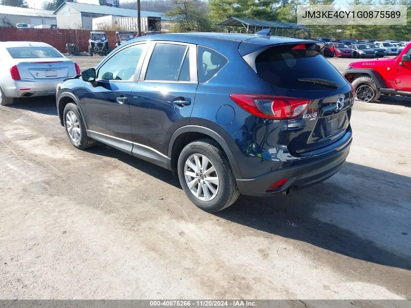 2016 Mazda Cx-5 Touring VIN: JM3KE4CY1G0875589 Lot: 40875266