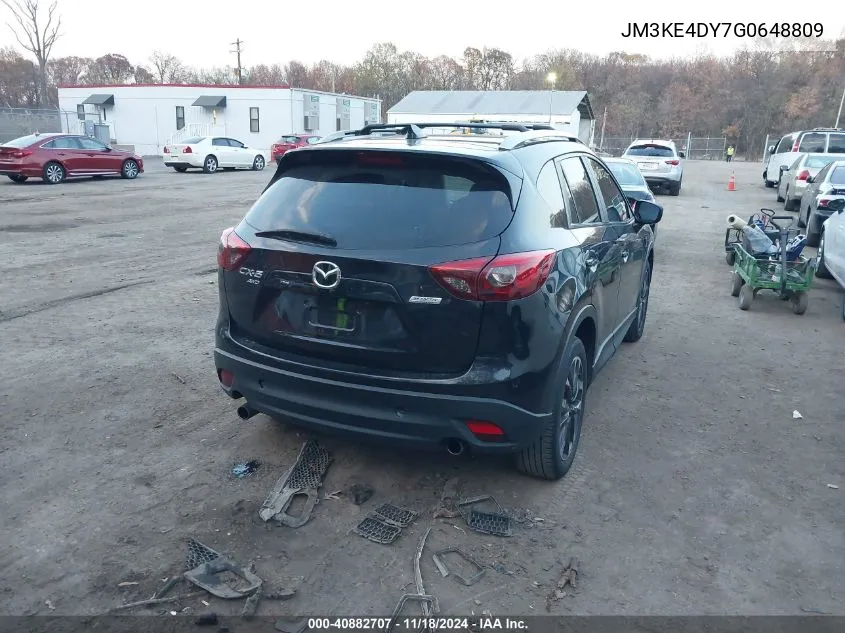 2016 Mazda Cx-5 Grand Touring VIN: JM3KE4DY7G0648809 Lot: 40882707