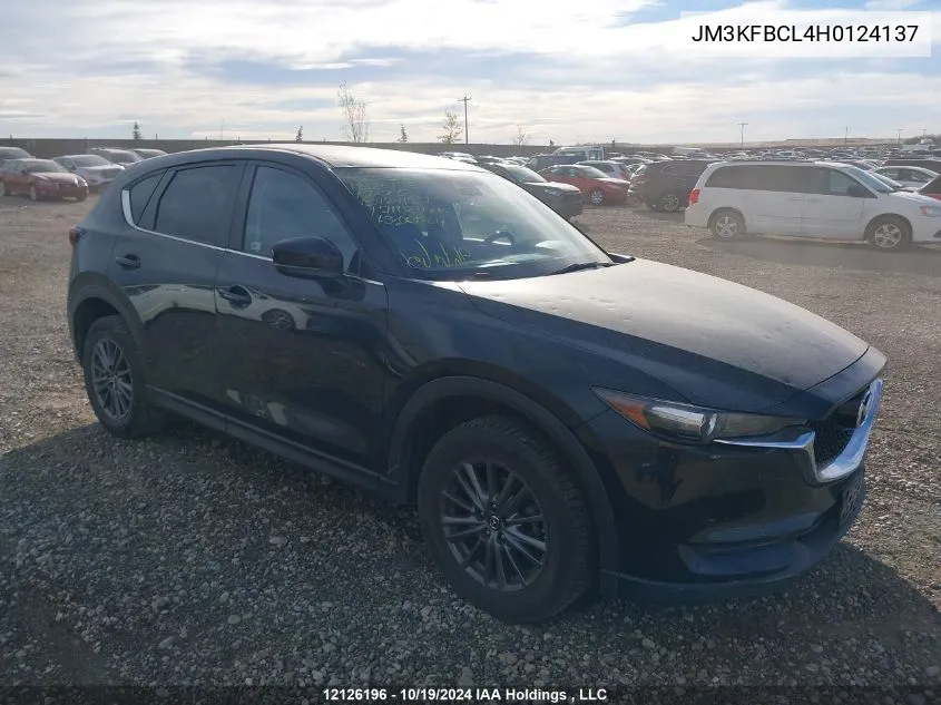 2017 Mazda Cx-5 VIN: JM3KFBCL4H0124137 Lot: 12126196