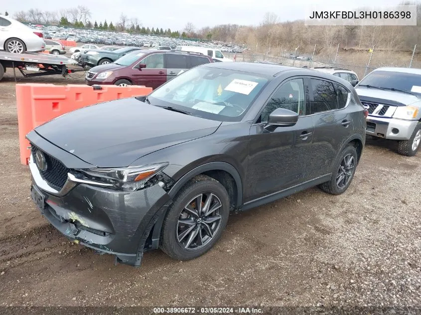 2017 Mazda Cx-5 Grand Touring VIN: JM3KFBDL3H0186398 Lot: 38906672