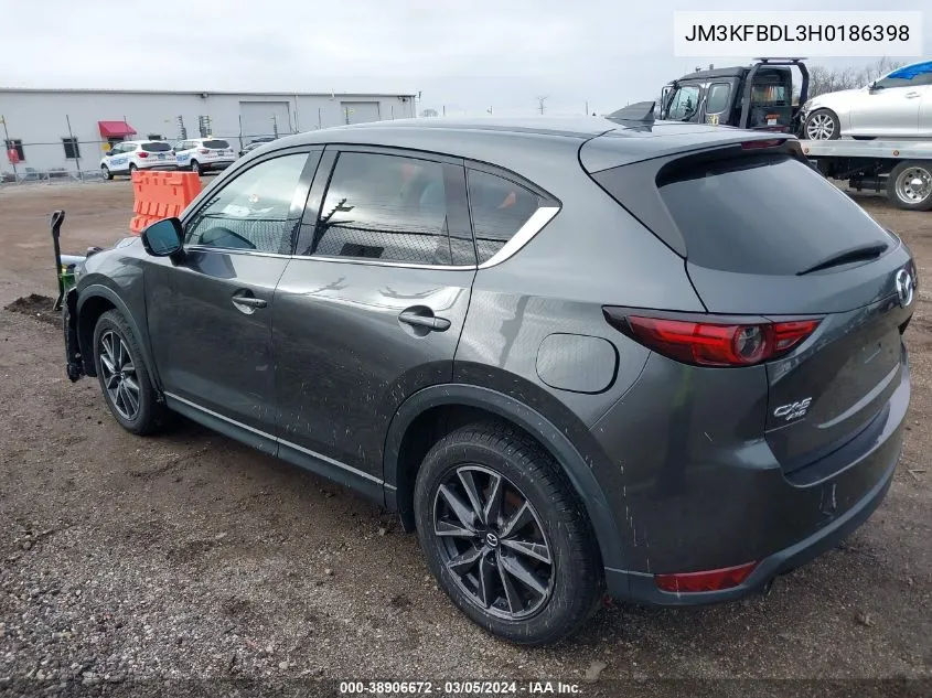 2017 Mazda Cx-5 Grand Touring VIN: JM3KFBDL3H0186398 Lot: 38906672