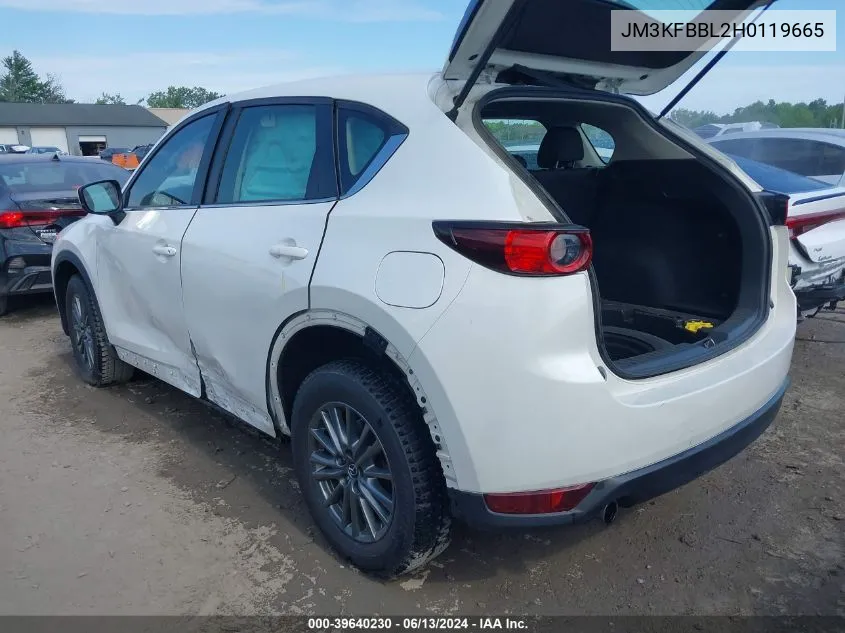 2017 Mazda Cx-5 Sport VIN: JM3KFBBL2H0119665 Lot: 39640230