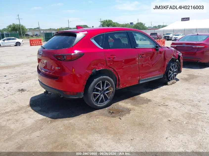 JM3KFADL4H0216003 2017 Mazda Cx-5 Grand Touring