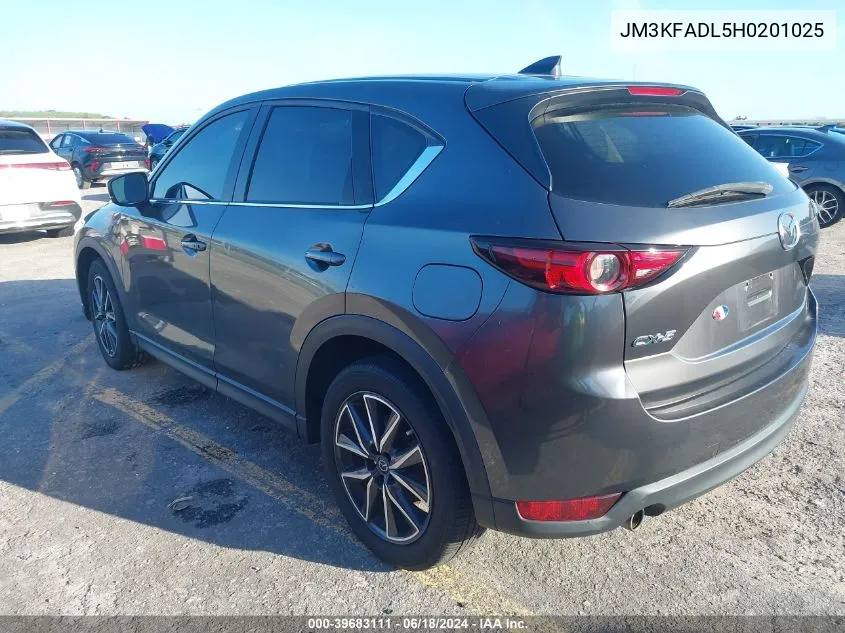 JM3KFADL5H0201025 2017 Mazda Cx-5 Grand Select