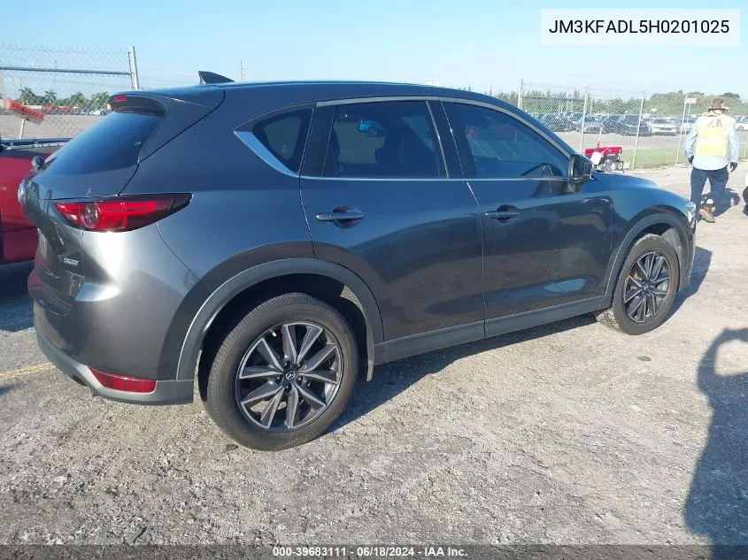 JM3KFADL5H0201025 2017 Mazda Cx-5 Grand Select