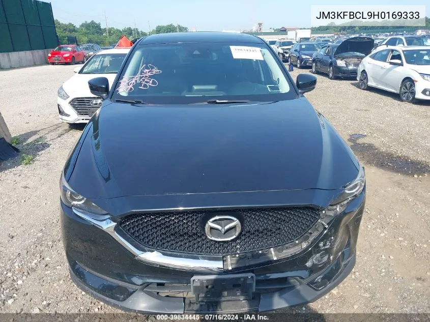 2017 Mazda Cx-5 Touring VIN: JM3KFBCL9H0169333 Lot: 39834445