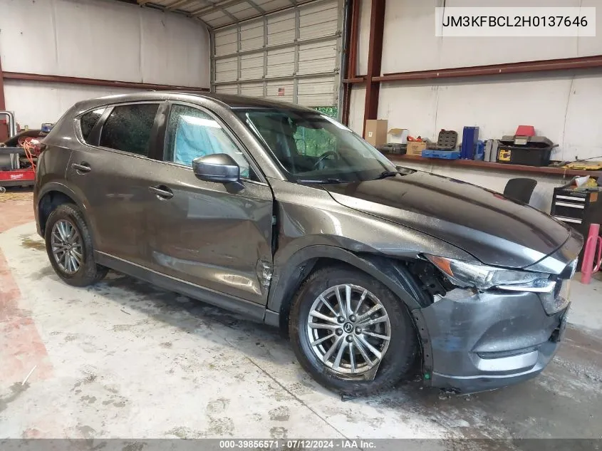 2017 Mazda Cx-5 Touring VIN: JM3KFBCL2H0137646 Lot: 39856571