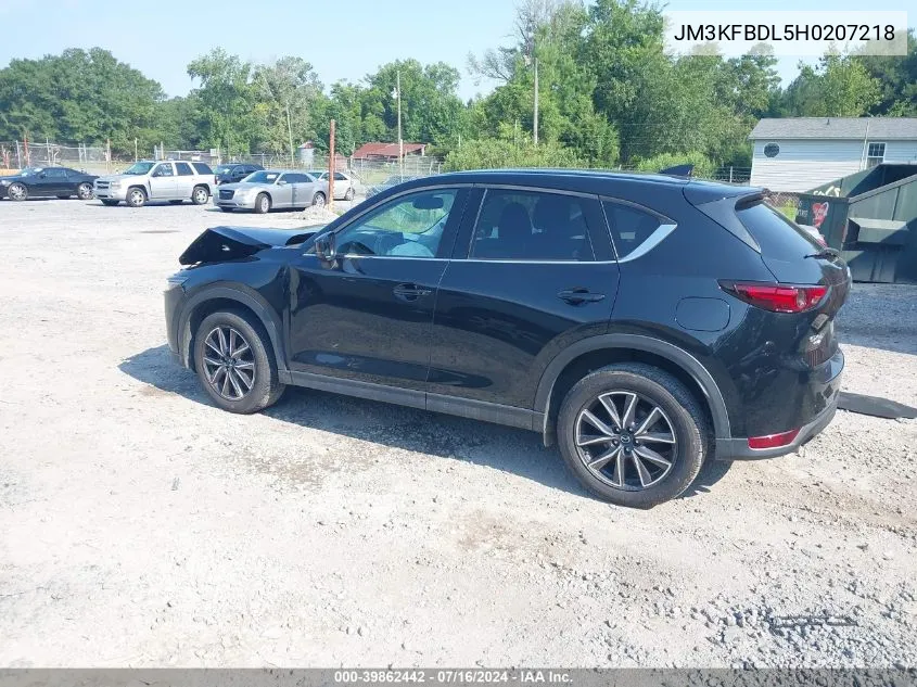 2017 Mazda Cx-5 Grand Select VIN: JM3KFBDL5H0207218 Lot: 39862442