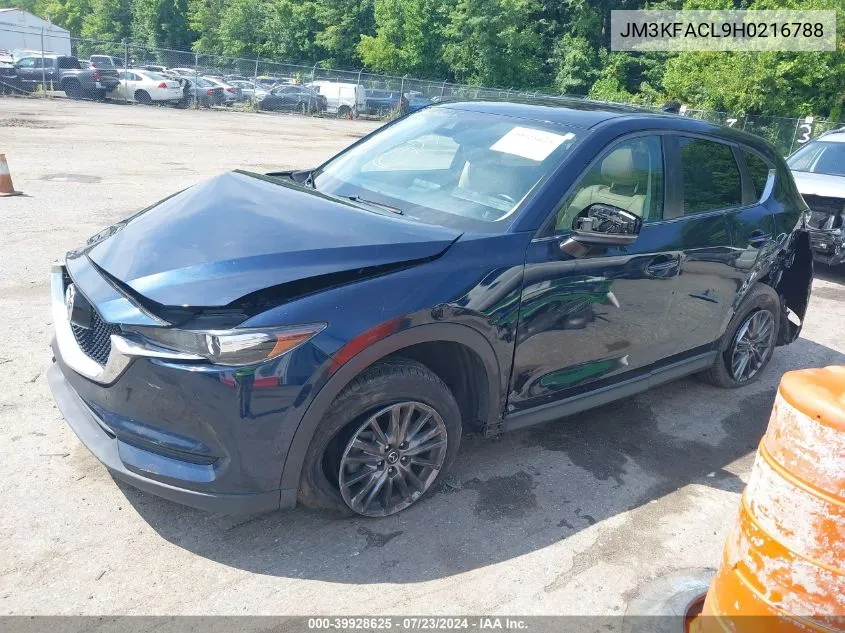 2017 Mazda Cx-5 Touring VIN: JM3KFACL9H0216788 Lot: 39928625