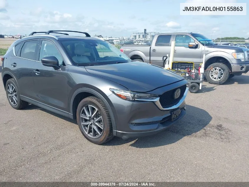 JM3KFADL0H0155863 2017 Mazda Cx-5 Grand Touring